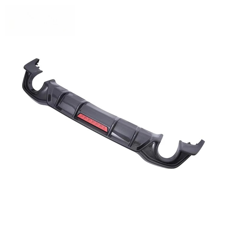 Carbon Fiber Rear Bumper Lip Splitter Diffuser Spoiler Lip for Golf 8 Mk8 Rear Diffuser